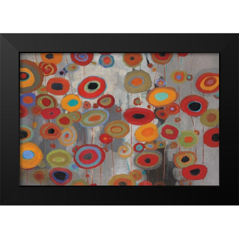 Opening Black Modern Wood Framed Art Print by Li-Leger, Don