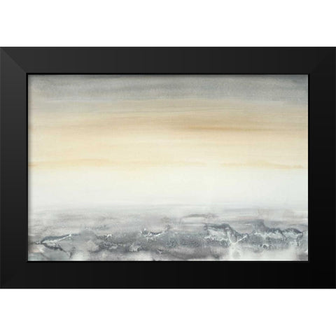 Sable Island Black Modern Wood Framed Art Print by St. Germain, Patrick