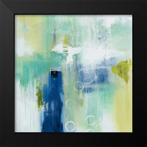 Swept Off My Feet I Black Modern Wood Framed Art Print by Hawkins, Julie