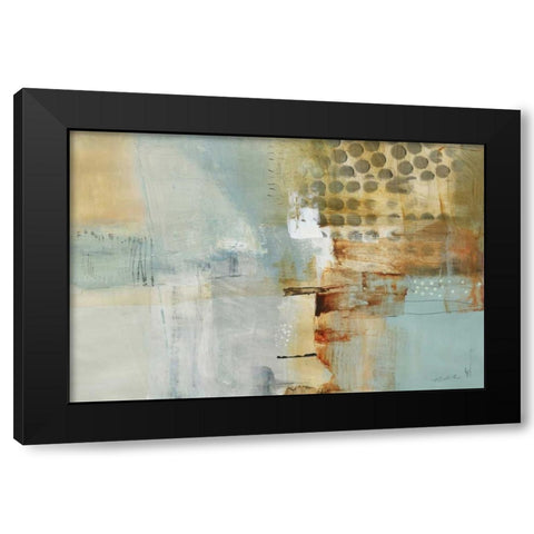 A Million Times Apart Black Modern Wood Framed Art Print by Barnes, Natasha