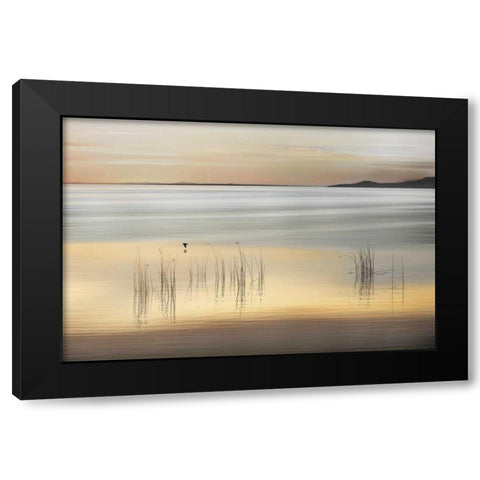 Golden Black Modern Wood Framed Art Print by Pelkey, Marvin
