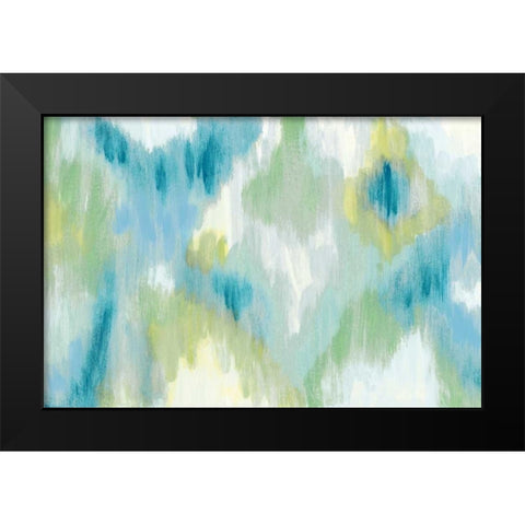 Energetic  Black Modern Wood Framed Art Print by Vindedzis, Rita