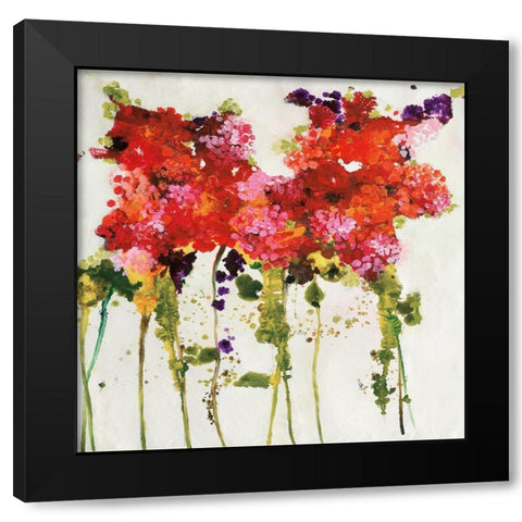 Dandy Flowers II Black Modern Wood Framed Art Print with Double Matting by Barnes, Natasha
