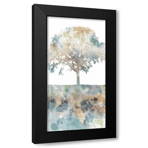 Water Tree I Black Modern Wood Framed Art Print by Fontaine, Stephane