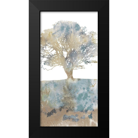 Water Tree II Black Modern Wood Framed Art Print by Fontaine, Stephane
