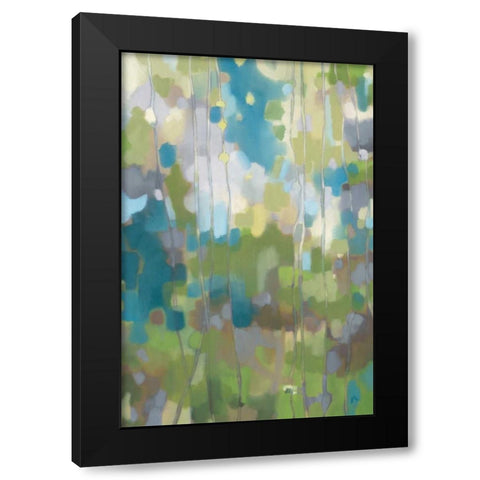 Wistful Black Modern Wood Framed Art Print with Double Matting by Weber, Jennifer