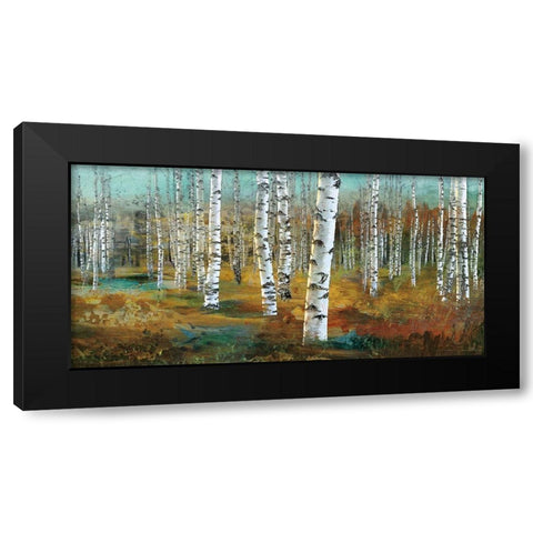 Summer Song Black Modern Wood Framed Art Print by Fontaine, Stepahne