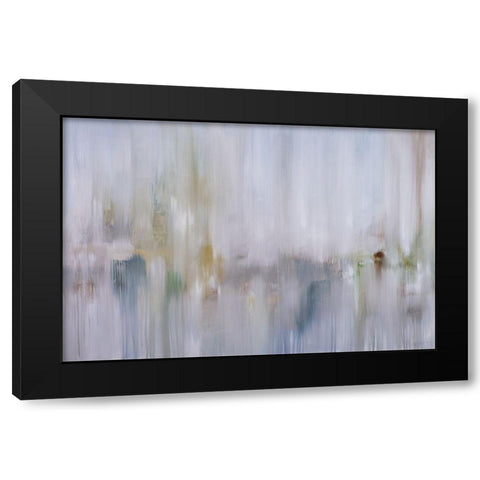 Infinte Reflections Black Modern Wood Framed Art Print by Ellens, Jacqueline