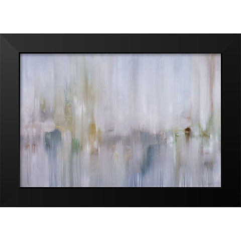 Infinte Reflections Black Modern Wood Framed Art Print by Ellens, Jacqueline