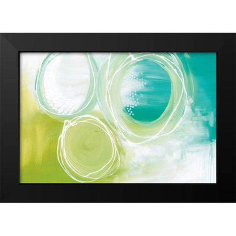 Praying For No Strings Black Modern Wood Framed Art Print by Julie Hawkins