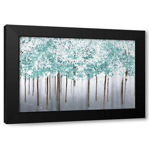 Into the Woods Black Modern Wood Framed Art Print with Double Matting by Pelkey, Marvin