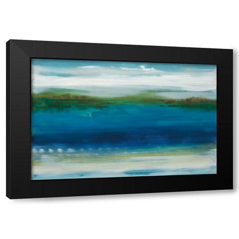 Waterfall  Black Modern Wood Framed Art Print with Double Matting by Vindedzis, Rita
