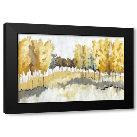 Grasslands Black Modern Wood Framed Art Print by Ellens, Jacqueline
