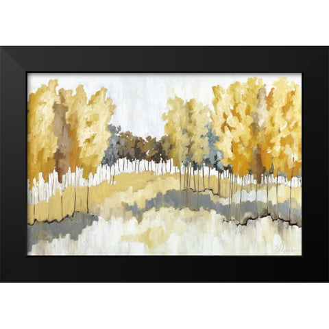 Grasslands Black Modern Wood Framed Art Print by Ellens, Jacqueline