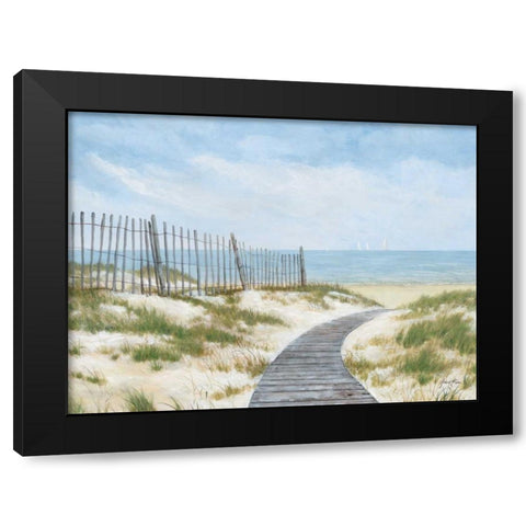 Breezing Up Black Modern Wood Framed Art Print with Double Matting by Fisk, Arnie
