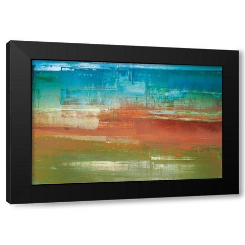 Mirage Black Modern Wood Framed Art Print by Shire, Martin