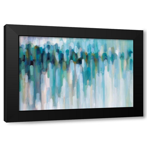 Aurora Lights II Black Modern Wood Framed Art Print by Parker, Karen Lorena
