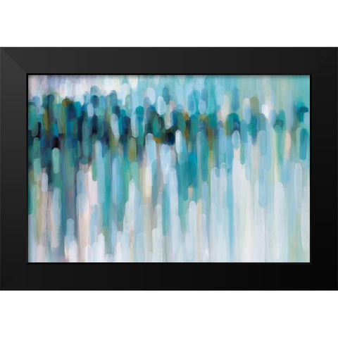 Aurora Lights II Black Modern Wood Framed Art Print by Parker, Karen Lorena