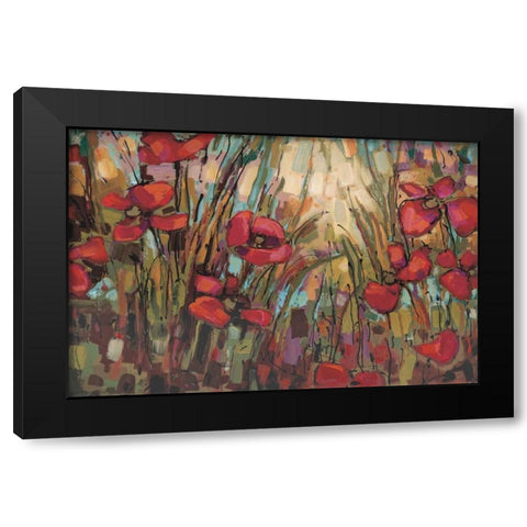 Opal Black Modern Wood Framed Art Print by Heath, Crystal