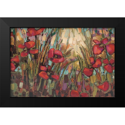 Opal Black Modern Wood Framed Art Print by Heath, Crystal