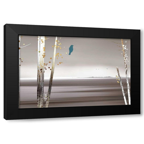 Time Passes Black Modern Wood Framed Art Print with Double Matting by Pelkey, Marvin