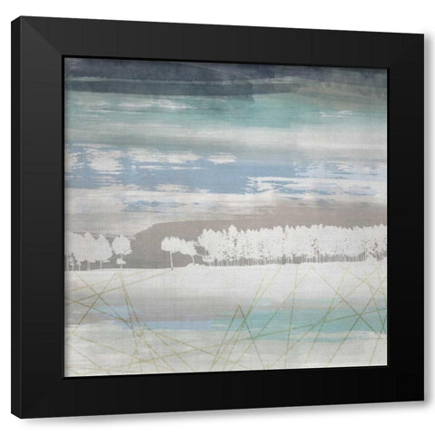 From the Earth I Black Modern Wood Framed Art Print by Duncan-He, Louis
