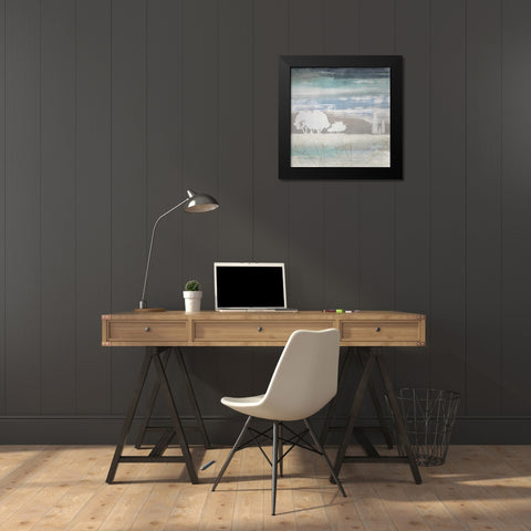 From the Earth II Black Modern Wood Framed Art Print by Duncan-He, Louis