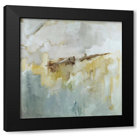 Time Passes Black Modern Wood Framed Art Print with Double Matting by Ellens, Jacqueline