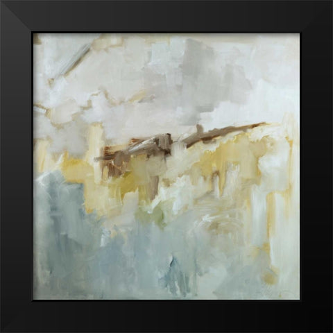 Time Passes Black Modern Wood Framed Art Print by Ellens, Jacqueline