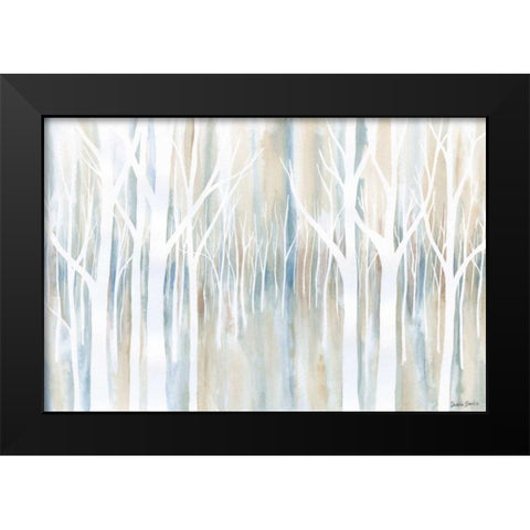 Mystical Woods Black Modern Wood Framed Art Print by Banks, Debbie
