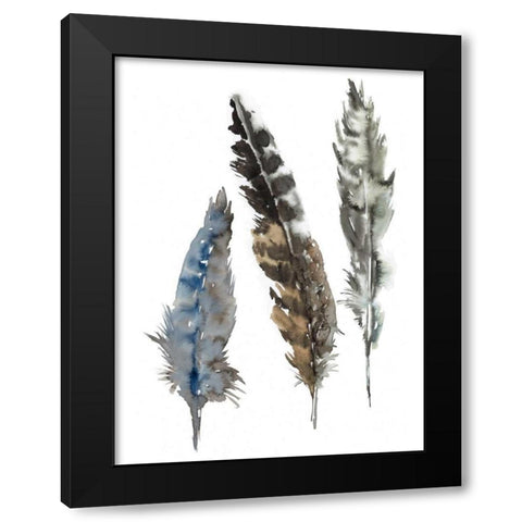 A Light Touch II Black Modern Wood Framed Art Print by Meyers, Rebecca