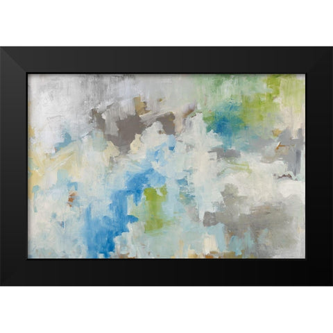 High Seas Black Modern Wood Framed Art Print by Ellens, Jacqueline