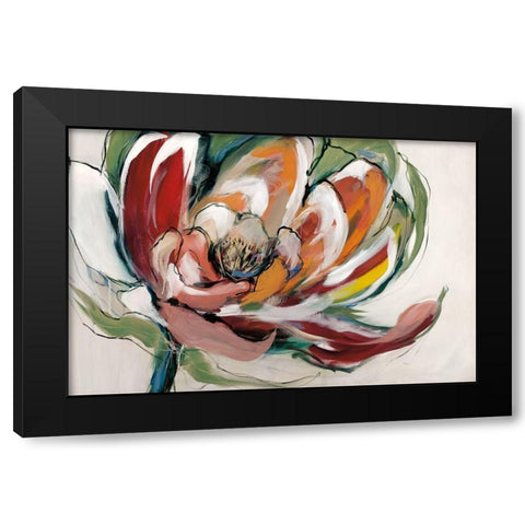 Bloomed I Black Modern Wood Framed Art Print with Double Matting by Fitsimmons, A.