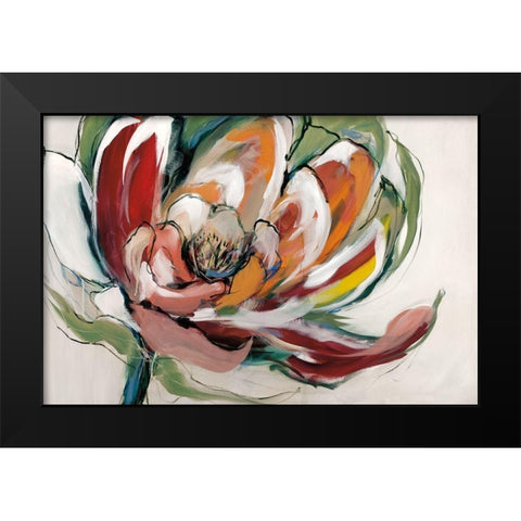 Bloomed I Black Modern Wood Framed Art Print by Fitsimmons, A.