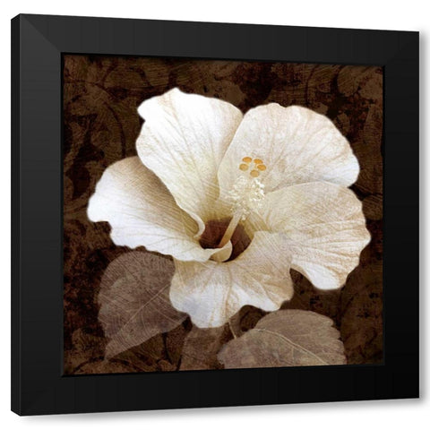 Verdant Blossom Black Modern Wood Framed Art Print with Double Matting by Mallett, Keith