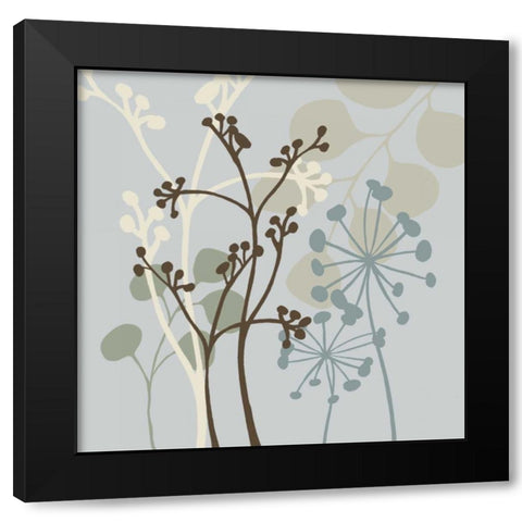 Sky Dance I Black Modern Wood Framed Art Print with Double Matting by Venter, Tandi