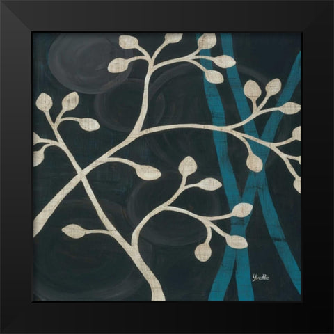 Spring Buds I Black Modern Wood Framed Art Print by St. Amant, Yvette