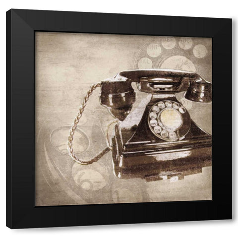 On My Desk II Black Modern Wood Framed Art Print with Double Matting by Venter, Tandi