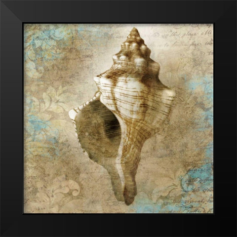 Aquatic Allure Black Modern Wood Framed Art Print by Mallett, Keith