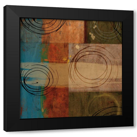 Corona Black Modern Wood Framed Art Print by Mallett, Keith