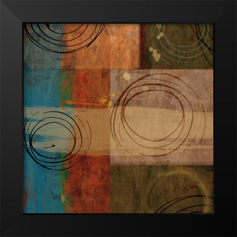 Corona Black Modern Wood Framed Art Print by Mallett, Keith