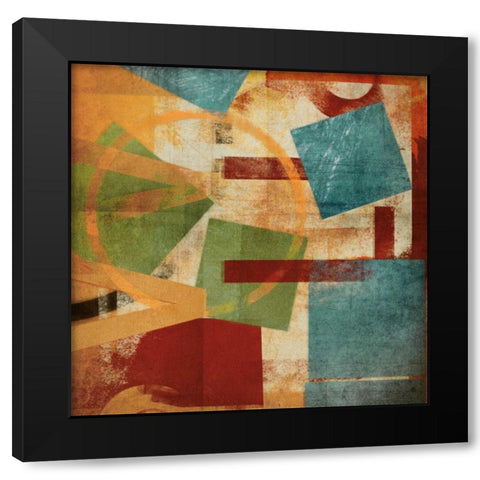 Alphabet Soup I Black Modern Wood Framed Art Print by NOAH