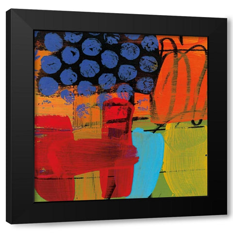 Phenomenal Energy Black Modern Wood Framed Art Print with Double Matting by Baker, Brent