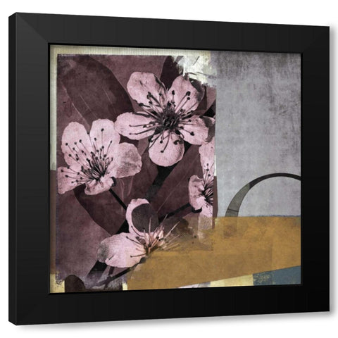 Spring Forward I Black Modern Wood Framed Art Print with Double Matting by NOAH