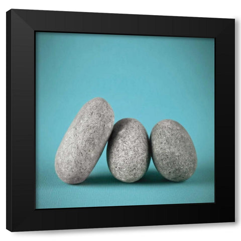 Rock Art III Black Modern Wood Framed Art Print by Frank, Assaf