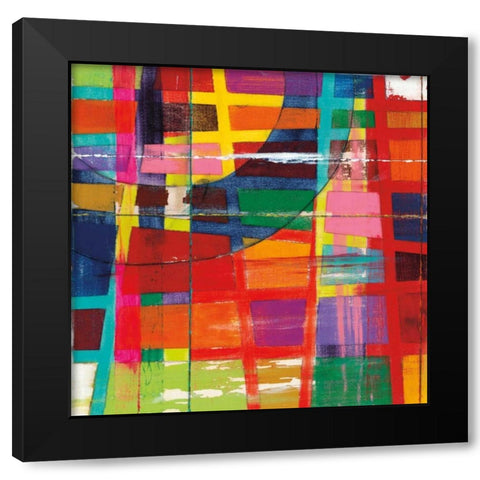 Day Off Black Modern Wood Framed Art Print by Vida, Dante