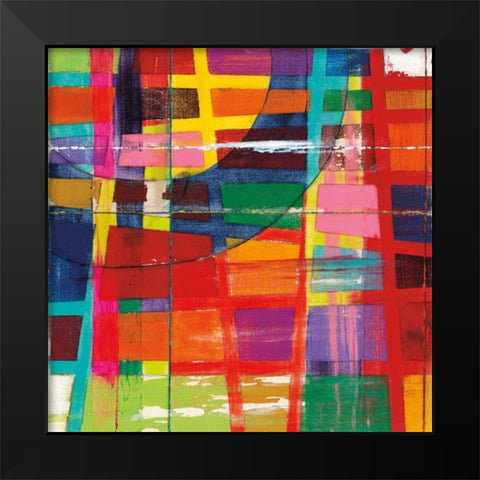 Day Off Black Modern Wood Framed Art Print by Vida, Dante