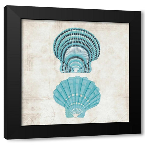 Under the Sea III Black Modern Wood Framed Art Print with Double Matting by Berg, Sabine