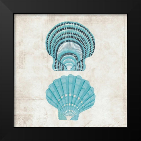 Under the Sea III Black Modern Wood Framed Art Print by Berg, Sabine