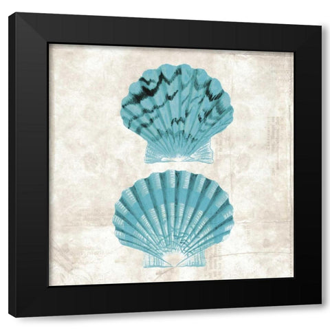 Under the Sea IV Black Modern Wood Framed Art Print with Double Matting by Berg, Sabine
